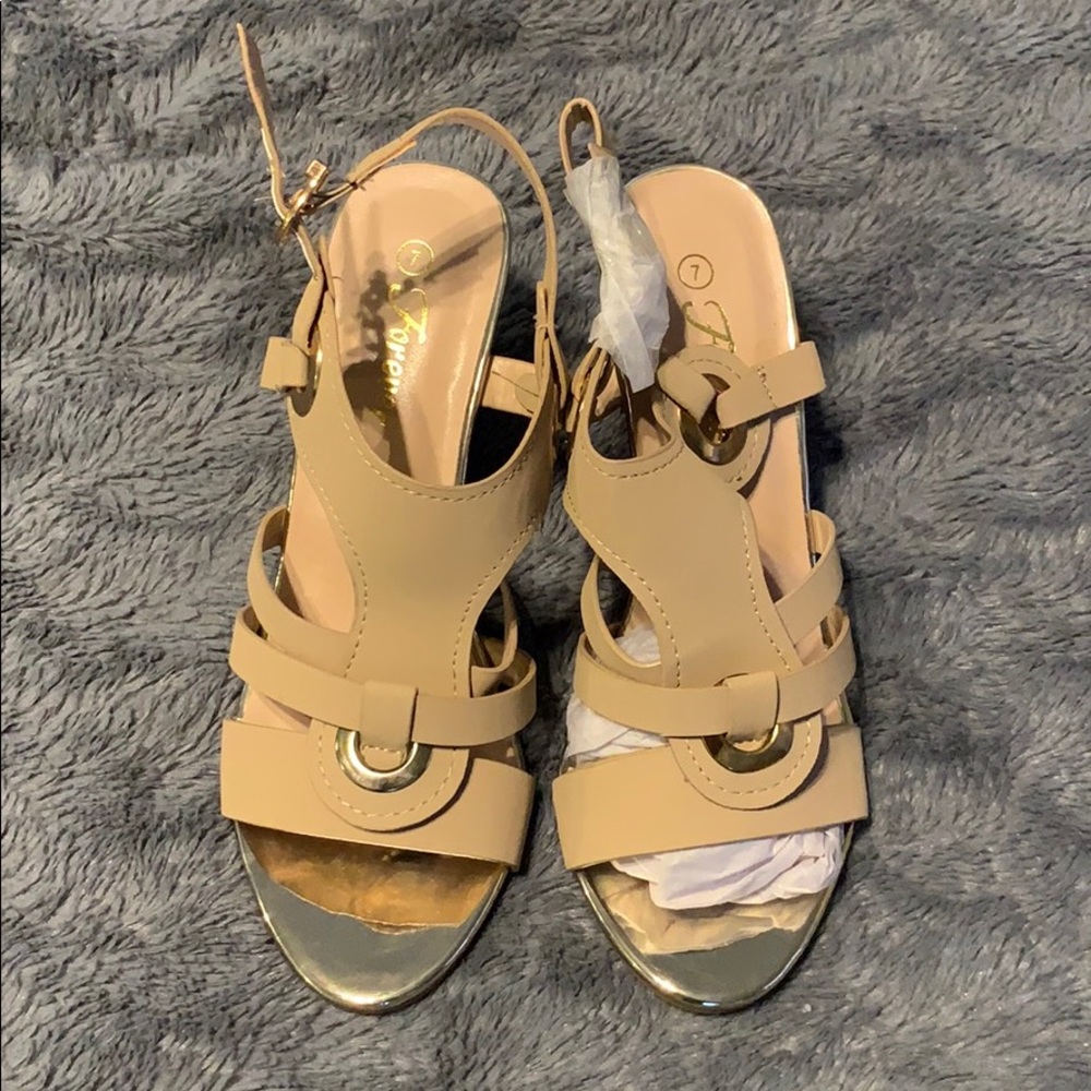 Tan wedges